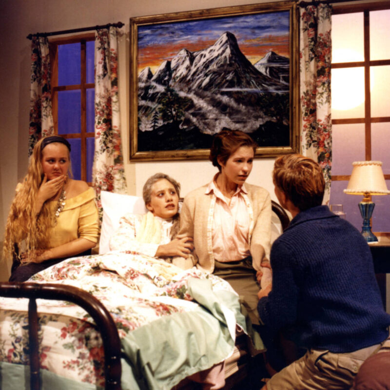 Elizabeth Garrett, Anne Fogarty, Lillah Grund and William Bailey in Abode of Peace 1989
